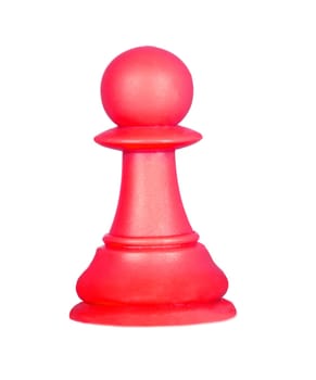 The pawn, chess piece isolated on a white background