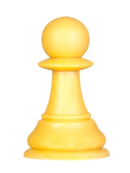 The pawn, chess piece isolated on a white background