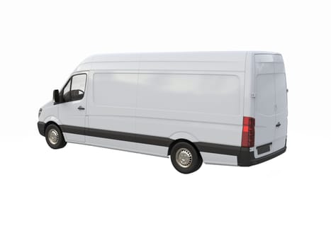 White Commercial Delivery Truck on a White Background isolated, Template Element Infographic, Postal Truck, Express, Fast Delivery, White Delivery Truck Icon, Transporting Service, Packages Shipment