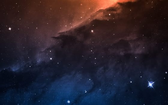 Starfield in deep space many light years far from the Earth. Elements of this image furnished by NASA