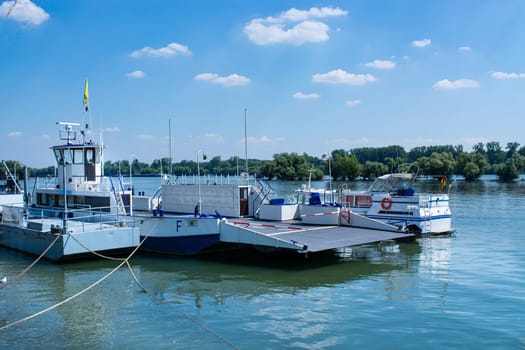 Scenic view of sail boat details