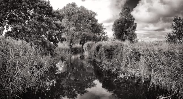 Ruegen island, Mönchgut landscape near Lobbe