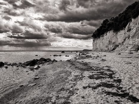 Baltic coast near Lobbe, Mönchgut, Ruegen island