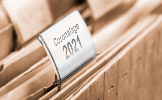 corona situation 2021 - a symbol photo