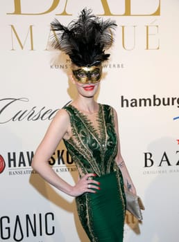 Mirja du Mont , Bal Masque 2015 at the Museum for Arts and Crafts Hamburg on 21.03.2015