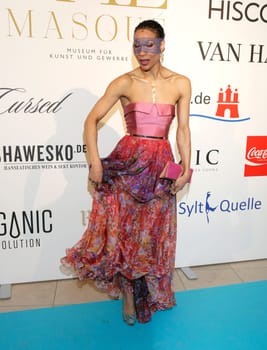 Annabelle Mandeng,  Bal Masque 2015 at the Museum for Arts and Crafts Hamburg on 21.03.2015