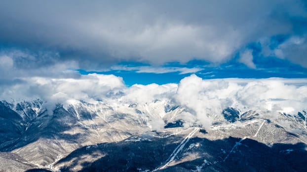 The Mountains In Krasnaya Polyana, Sochi, Russia