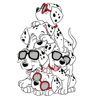 Dalmatian Puppy illustration dog animal