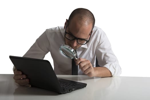 Concept of software programmer at work