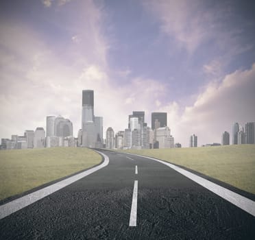 Concept of road to success