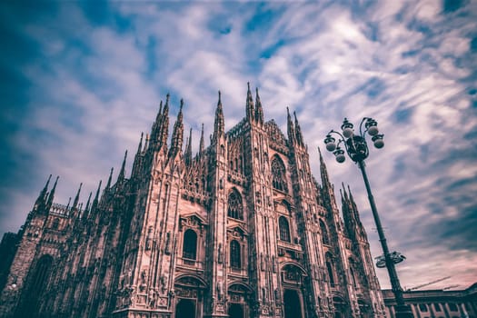Milan Cathedral, Duomo di Milano, Italy, one of the largest churches in the world