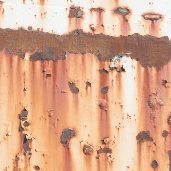 Inside the rust. Rusted Background .