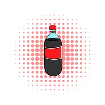 icon in comics style on a white background