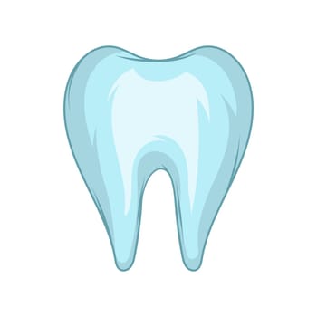 Tooth icon in cartoon style isolated on white background. Dentistry symbol