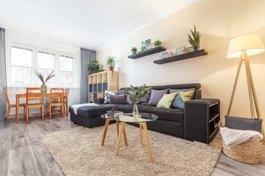 Interior photo shoot in a modern apartment. Czech Republic
