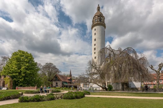 Medieval Hoechster Castle in Frankfurt Hoechst, Germany