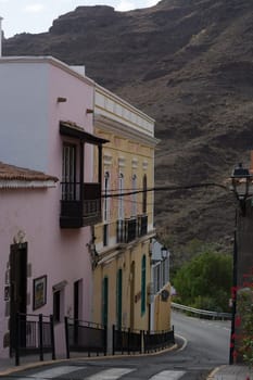 Gran Canaria Mogan White houses, architecture