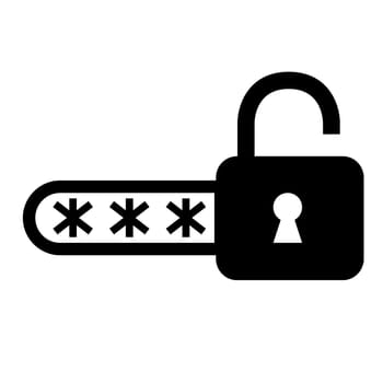 password internet safety login access illustration