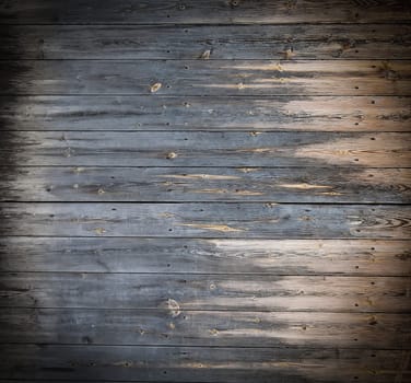 The old ancient wooden texture in Spain. Selective focus