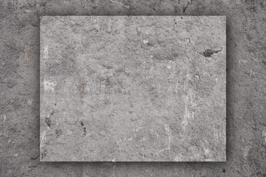 Map of Wyoming on weathered concrete