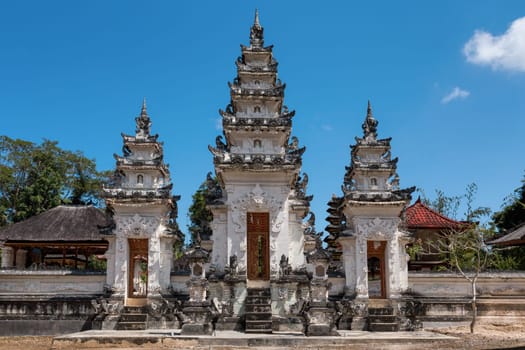 Hindu Temple near village Kampung Toyapakeh in Nusa Penida island, Bali, Indonesia