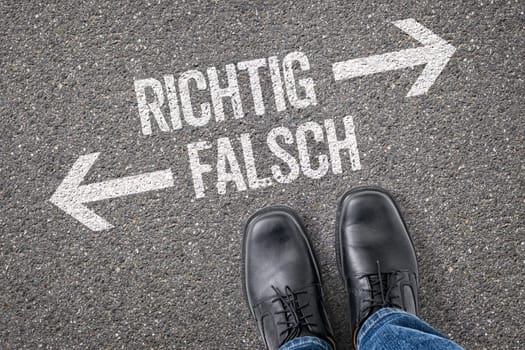 Decision at the crossroads - Right or Wrong