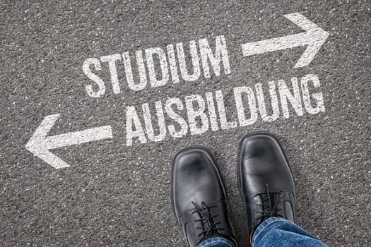 Decision at the crossroads - study or training