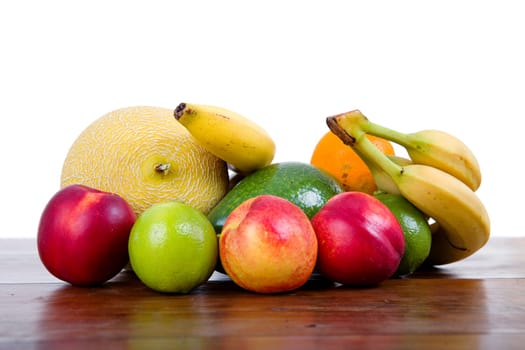fruits isolated on white background