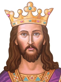 Jesus Christ  love peace faith holy heaven  spirit illustration