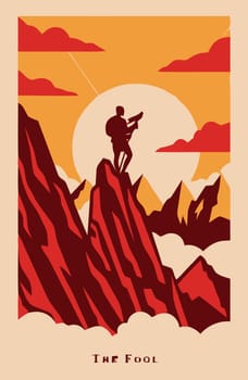 tarot fortune telling card illustration