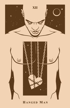 tarot fortune telling card illustration