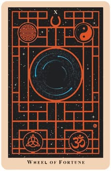 tarot fortune telling card illustration