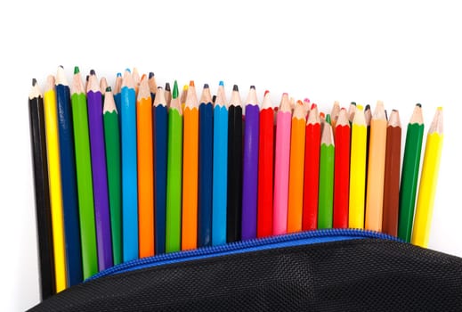 Color pencil on a white background.