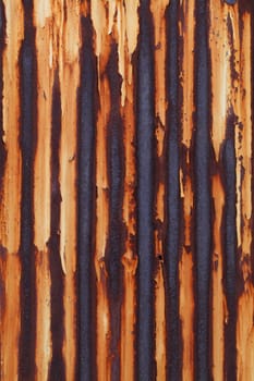 Old and rusty grunge corrugated iron