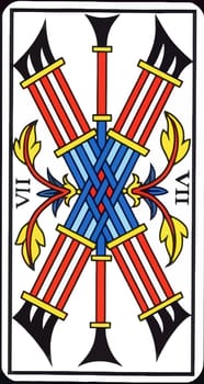 tarot fortune telling card illustration