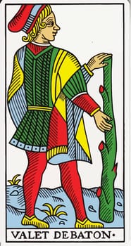 tarot fortune telling card illustration