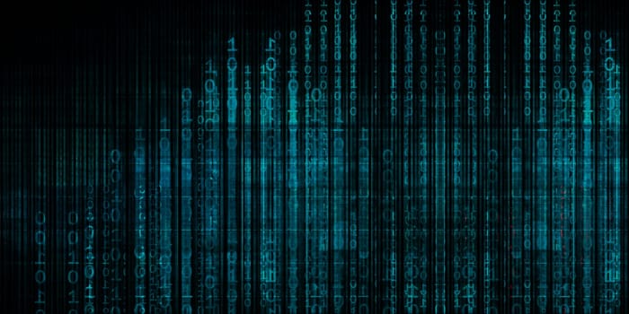 Binary Technology Futuristic Abstract Background as a Concept