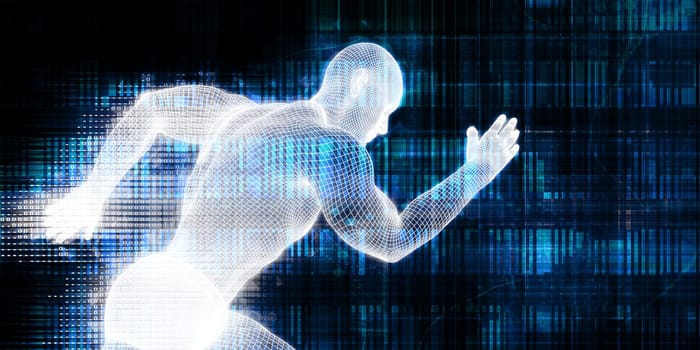 Futuristic Background As A Network Concept Art