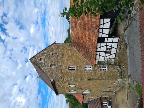 Gräfgenstein Castle in Ratingen is a medieval hilltop castle
