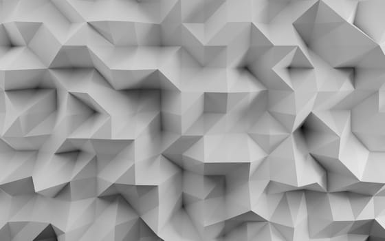 abstract faceted crystallized gray matte background