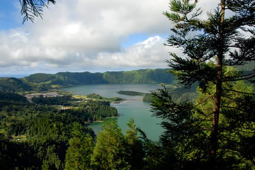 azores seven lake in sao miguel island