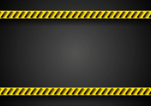 Danger tape abstract vector background