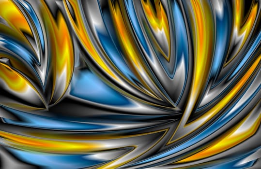 Colorful abstract glowing pattern. Vector design