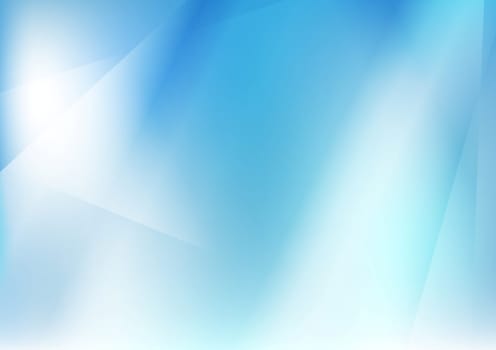Bright blue abstract vector background