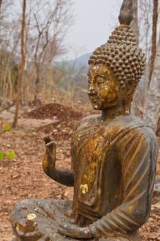 Ancient Buddha in Thailand.