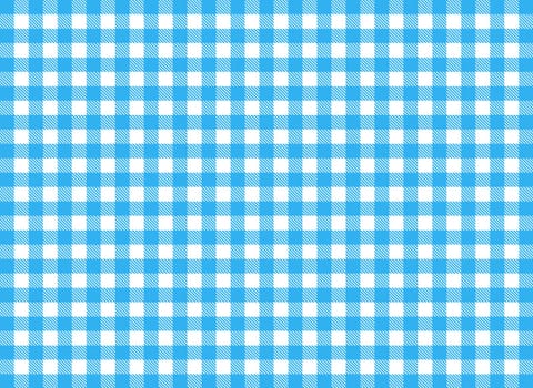 Rustic tablecloth pattern as background white blue