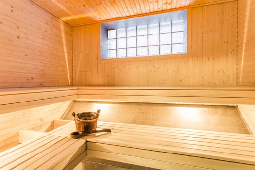 Sauna interior