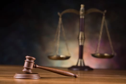 Gavel,Law theme, mallet of judge concept