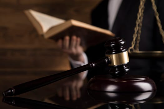 People, Wooden gavel barrister, justice concept