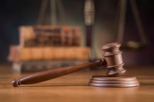 Gavel,Law theme, mallet of judge concept